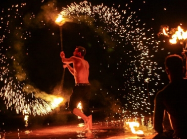 feuershow für hochzeit