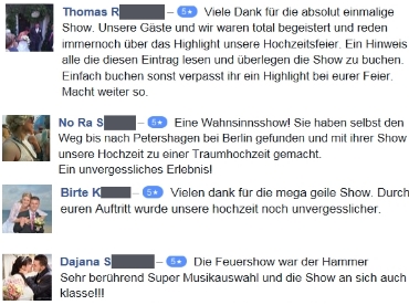 günstige Feuershow